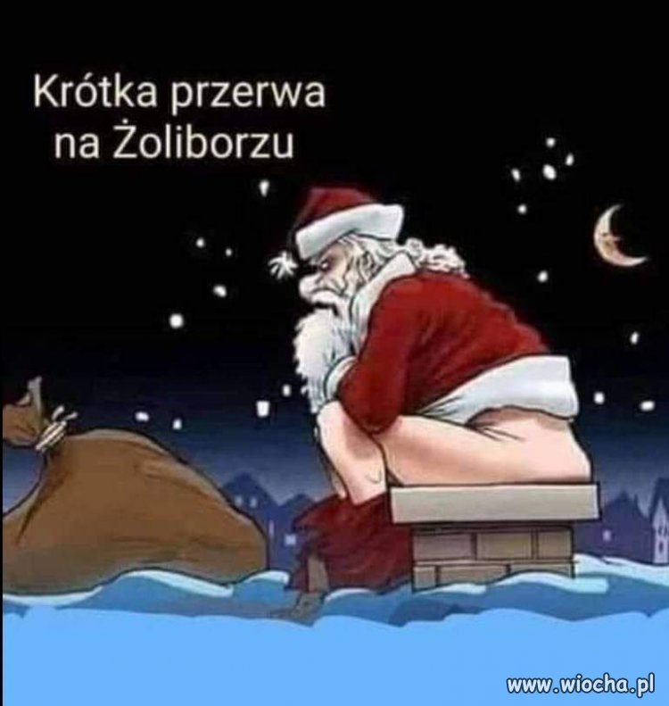 Na prezenty trzeba poczekać. Mikołaj ma przerwę...