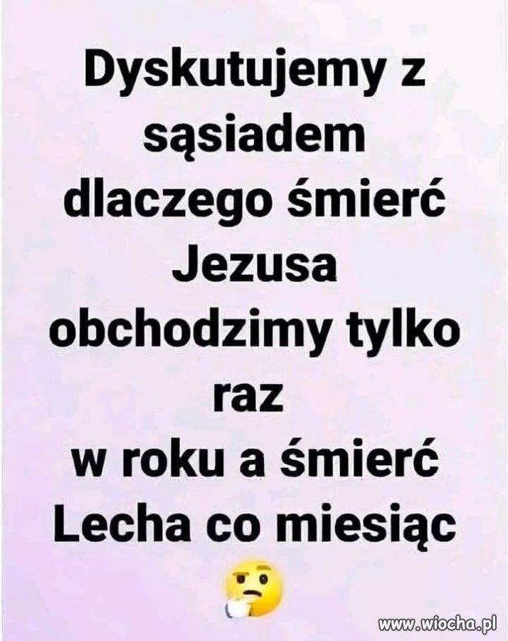 Ja nie obchodzę żadnej