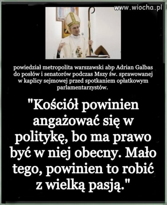 Cel jest prosty: podporządkować władzę świecką Kościołowi