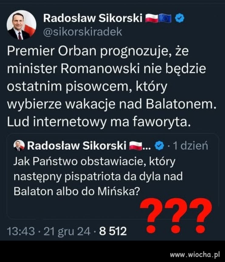 Obstawiajmy! Moje typy: Matołusz - Izrael; Sasin, 