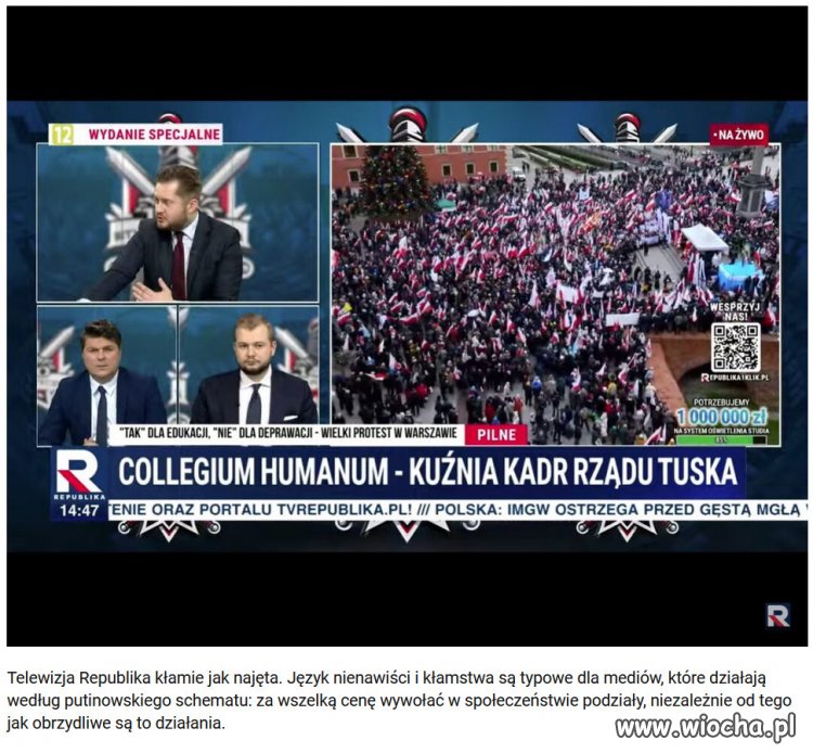 Czas zamknąć TV zaRublika. Kłamią jak najęci!