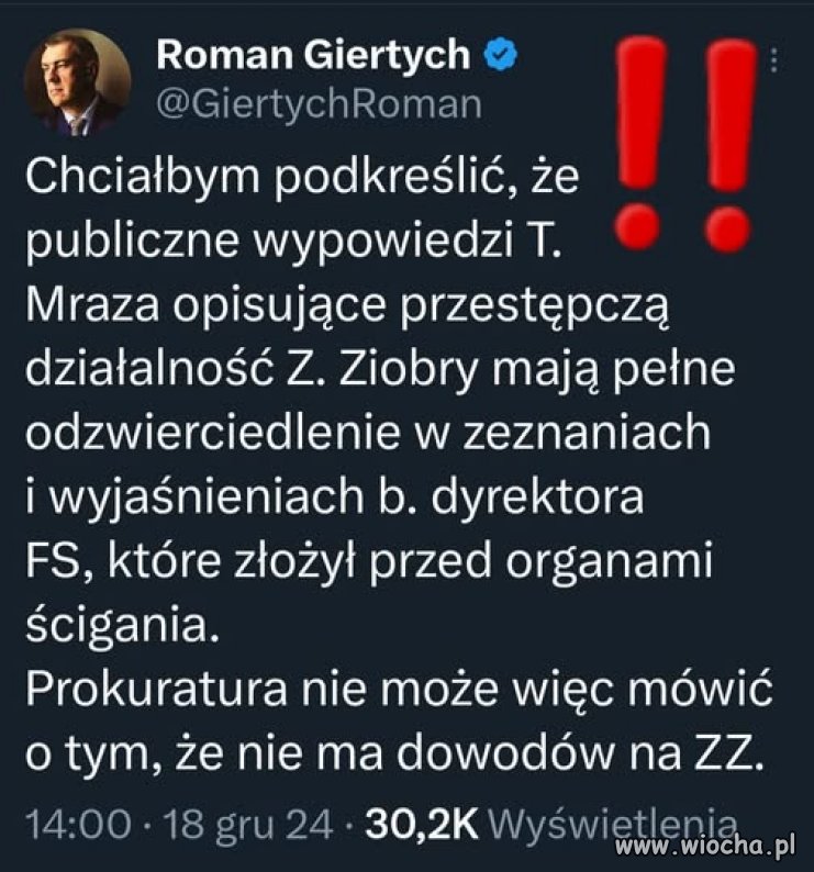 Tu naprawdę nie ma co zwlekać. Dowodów jest dość !