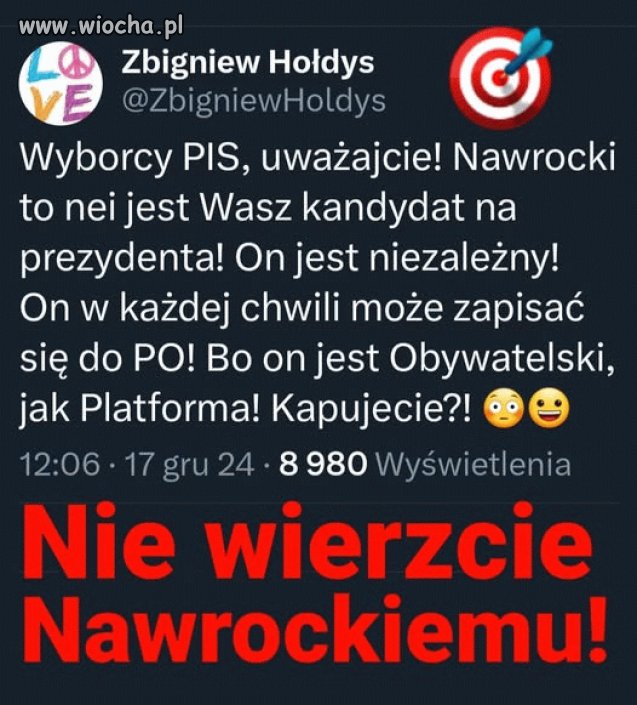 Do wyborców PIS