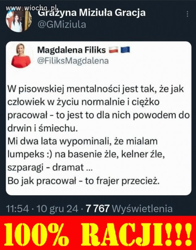 Pisowcy uczciwą pracą się brzydzą