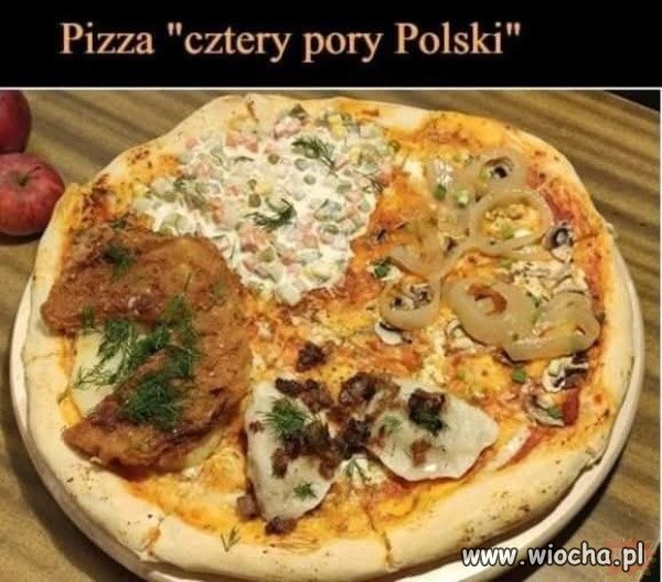 Polska pizza.