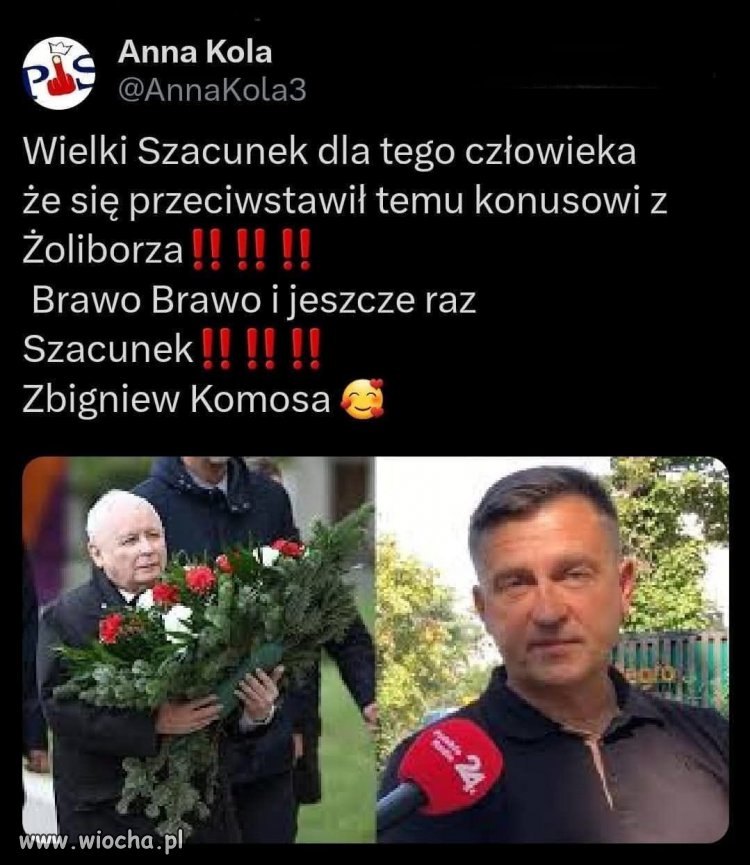Pełen szacunek dla Zbigniewa Komosy !