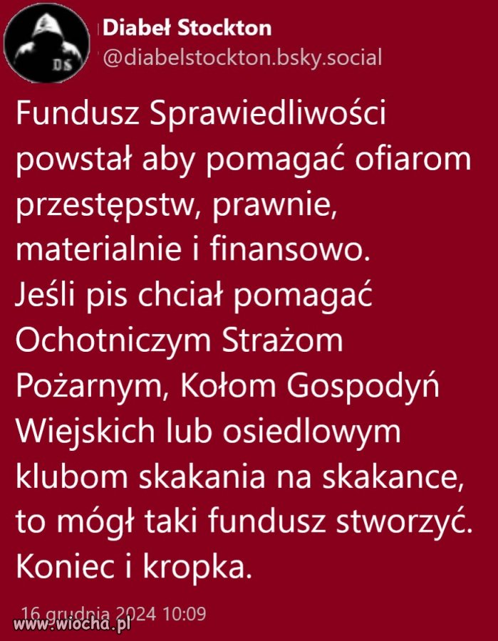 No może i rozkradli miliony, ale przecież prawdziwym problemem