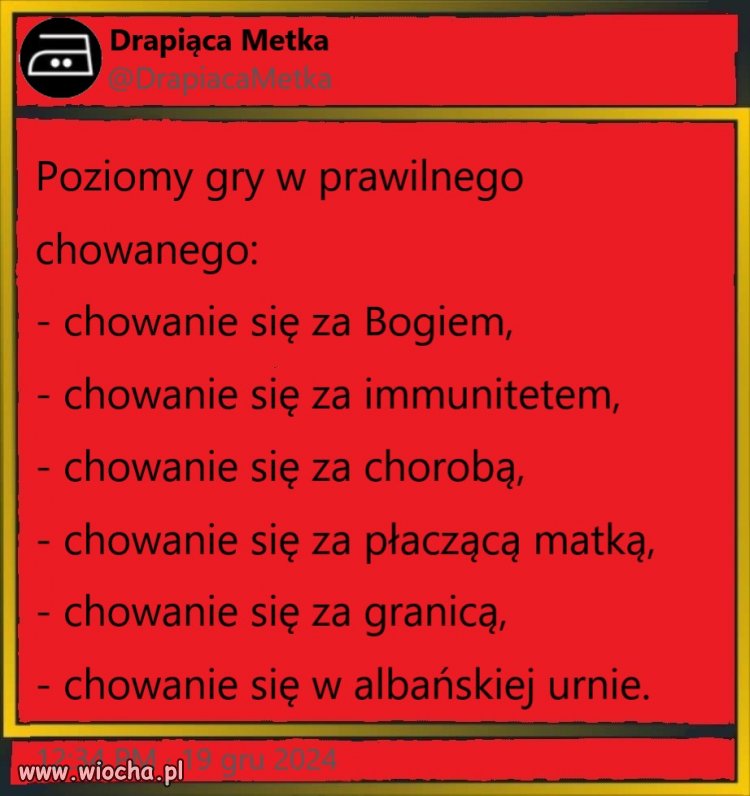 Jeszcze chowanie się w pałacu prezydenckim, 