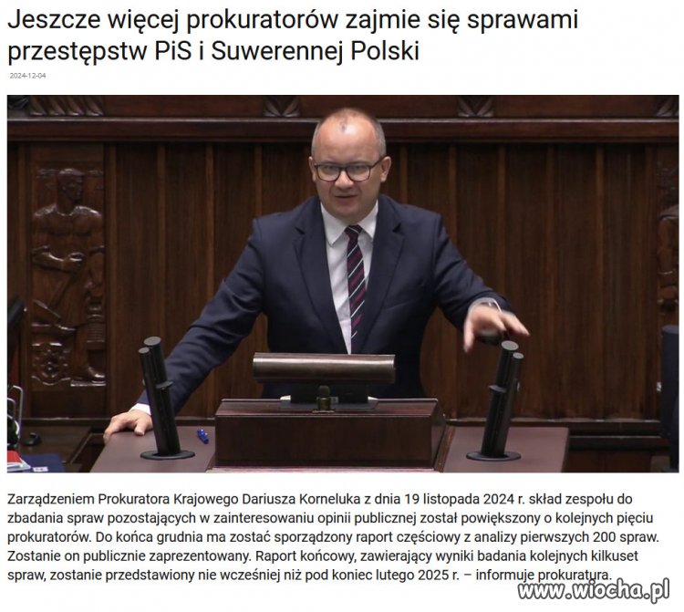 Oby nareszcie był to koniec pisowskich przestępców