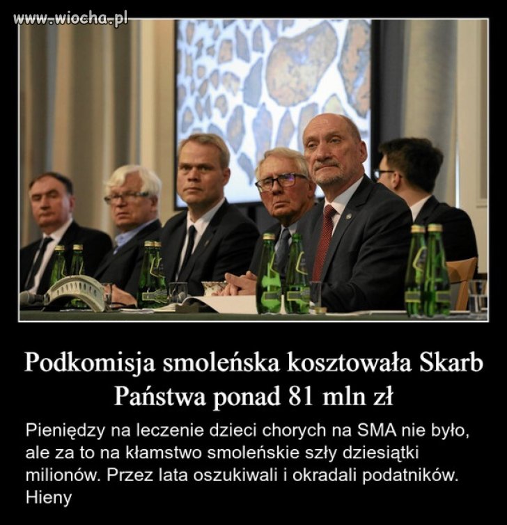 Takie mieli priorytety. K..wa ich Macierewicz !