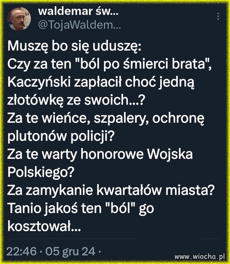 Jego ból jest lepszy niż Twój !