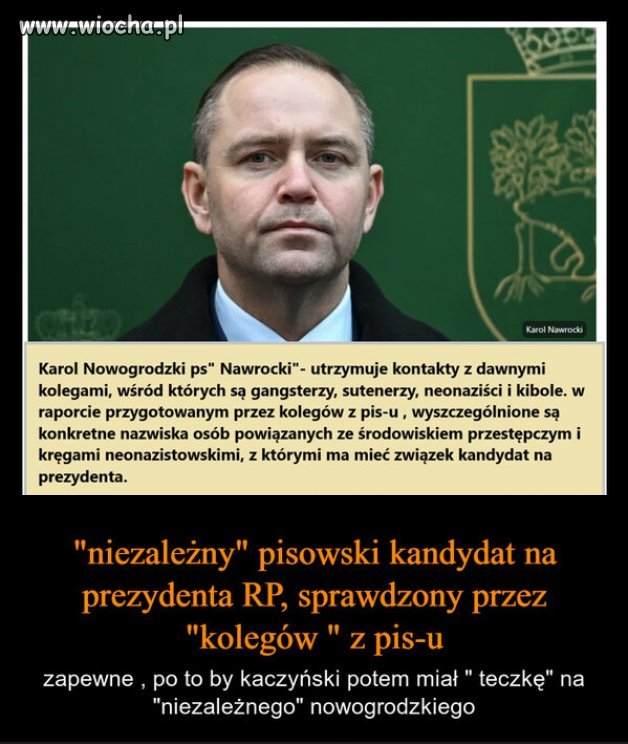 To miały być "haki" na Nawrockiego...