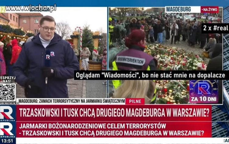 I takie rzeczy pisze telewizja partii która oficjalnie sprowadziła 