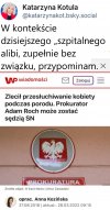 W kontekście dzisiejszego ''szpitalnego alibi''.