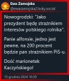 A że rolnicy dbają bardziej o własne interesy niż o dobro polskiego konsumenta, 