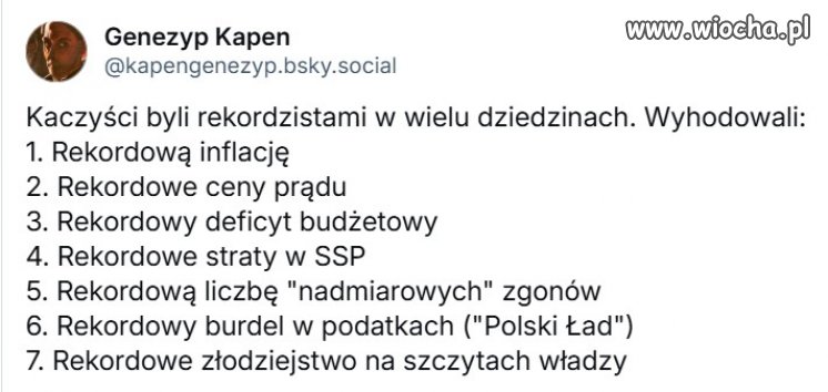 Wyhodowali tez rekordową ilość idiotów w narodzie. 