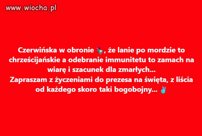 W mordę z jednej