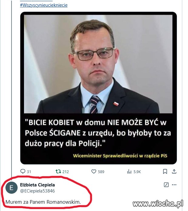 Ta pani to chyba 