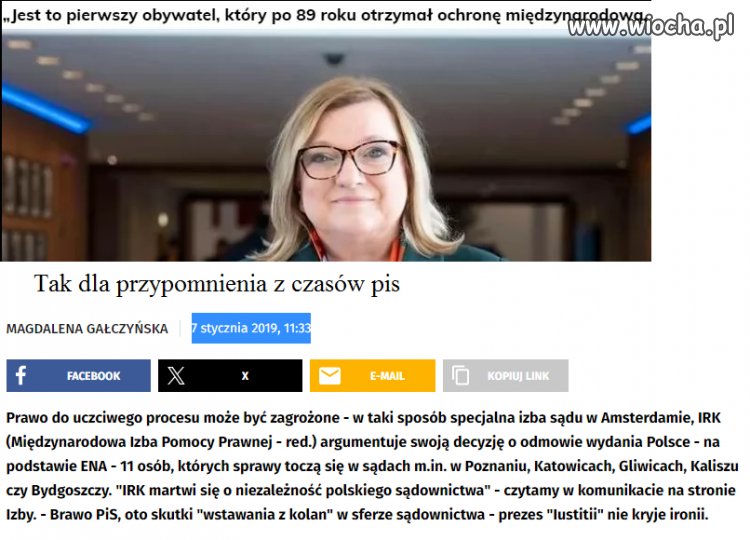 W pisie to już wszyscy o tym zapomnieli?