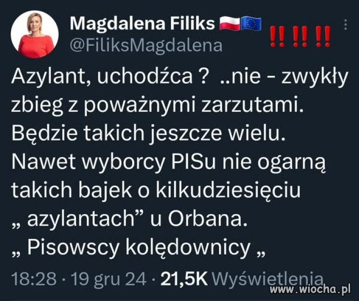 Przede wszystkim to zdrajca Polski! I tak musi być
