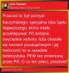 No właśnie. O co ten płacz?