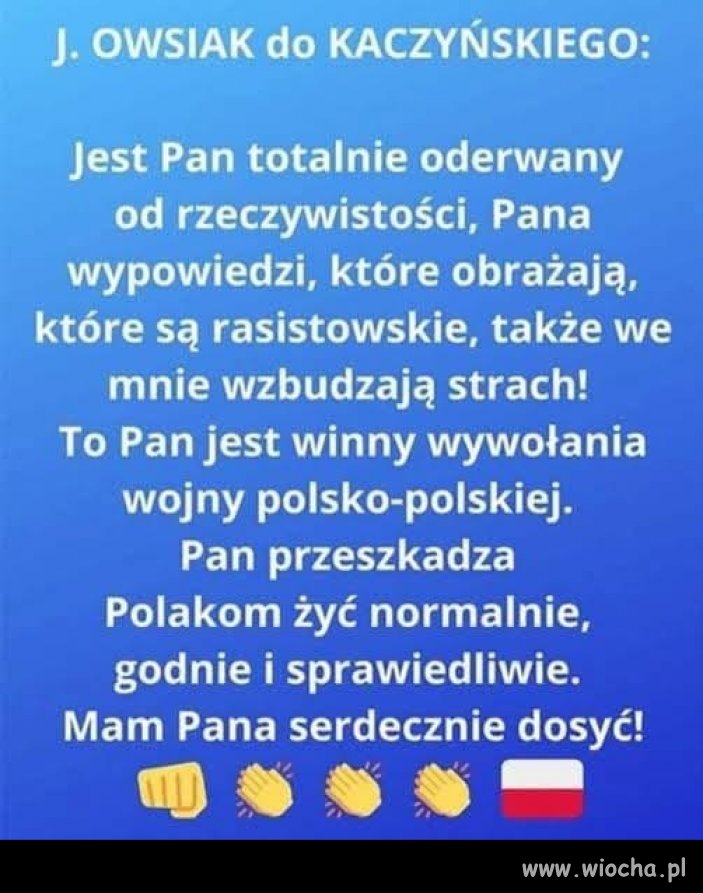 Brawo Jurku. To sama prawda!