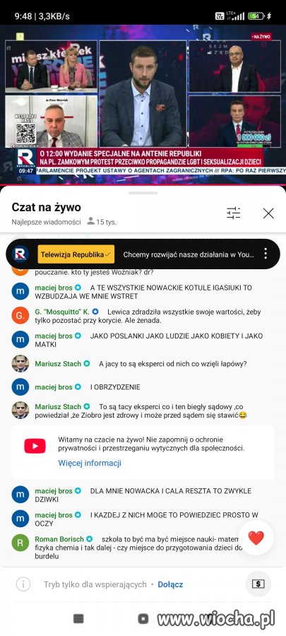 Tv rebublika kleczek i komentarze ich wyznawców 