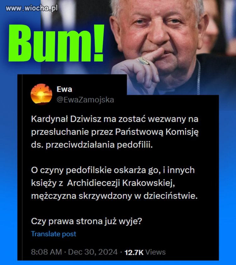 Brawo! Nareszcie kler nie stoi ponad prawem.
