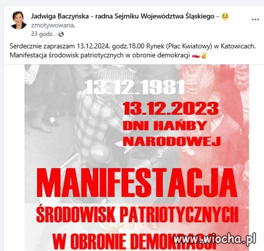 Prawnuczka zdrajcy i posła KPP Władysława