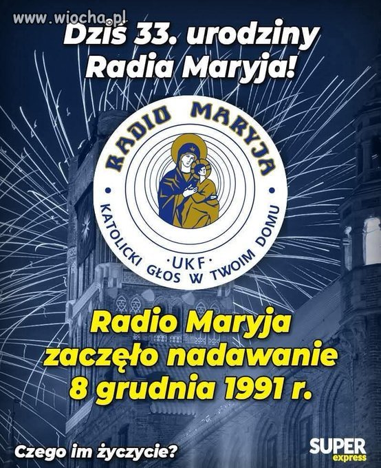 33 lata i ani dnia więcej..