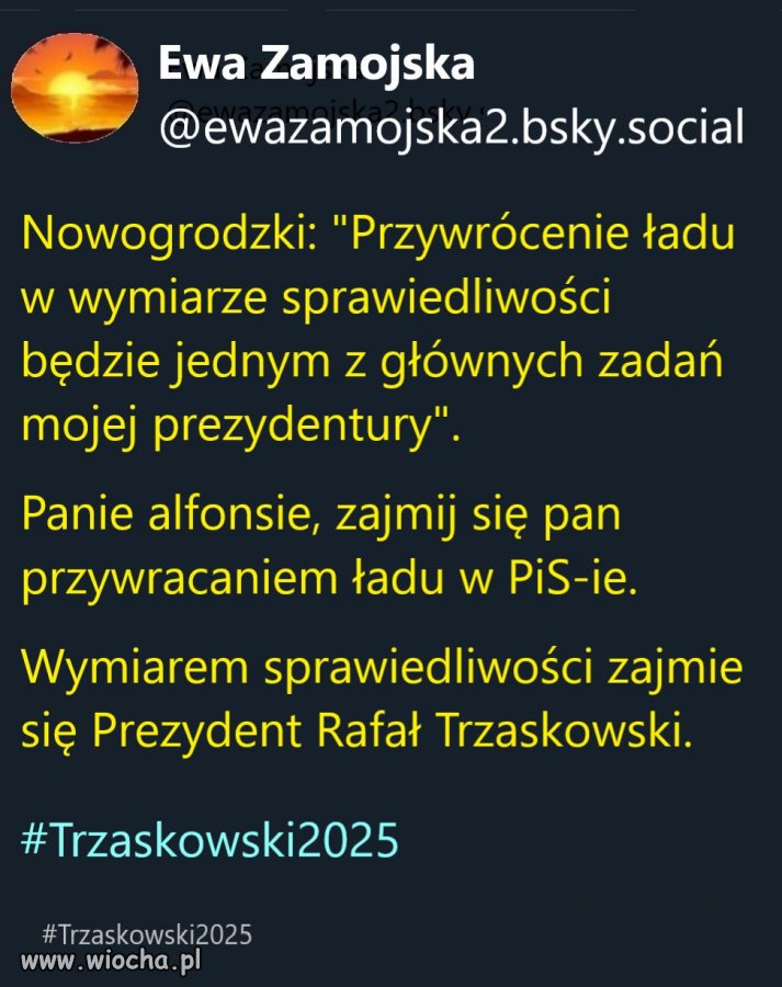 Ale czy to znaczy że w wymiarze sprawiedliwości po 8 latach nierządu nie ma ładu?''