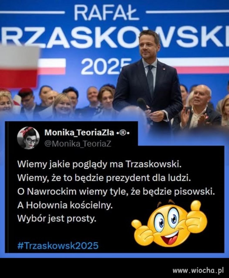 Trzaskowski jest znany od wielu lat !