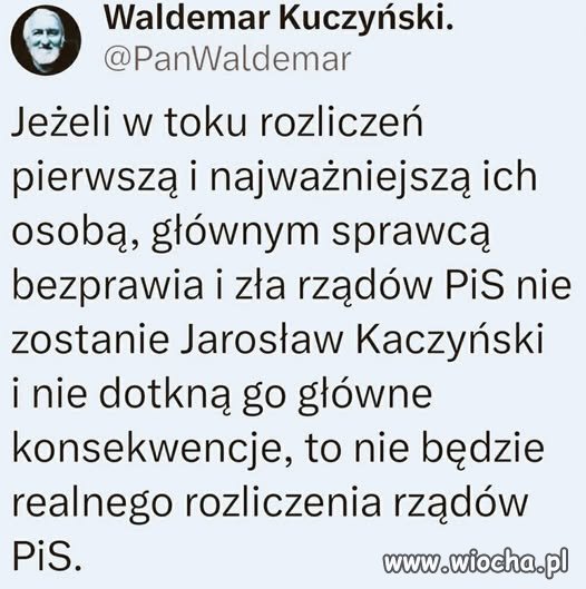 Kaczora można rozliczyć ...
