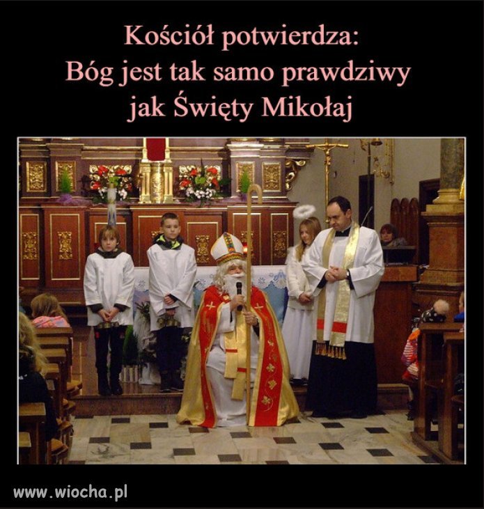 Wszystko co głosi sekta kościoła to prawda dla maluczkich.