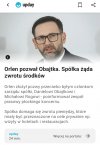 Bardzo dobrze. Tylko czy te pieniądze nie pójdą