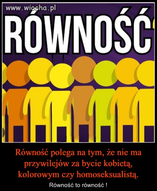 Równość to równość