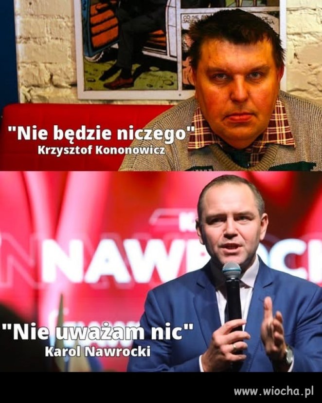 Kononowicz był bardziej wiarygodny ...