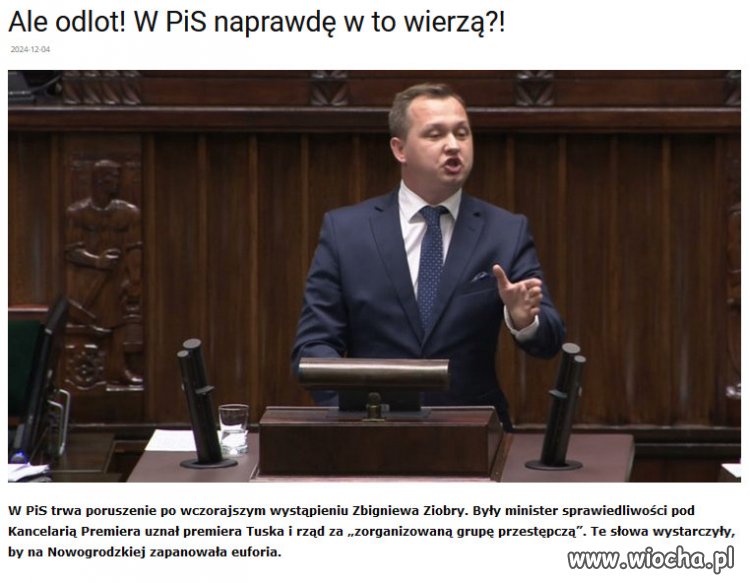 "Odwracanie kota ogonem" to jedyne co potrafią...