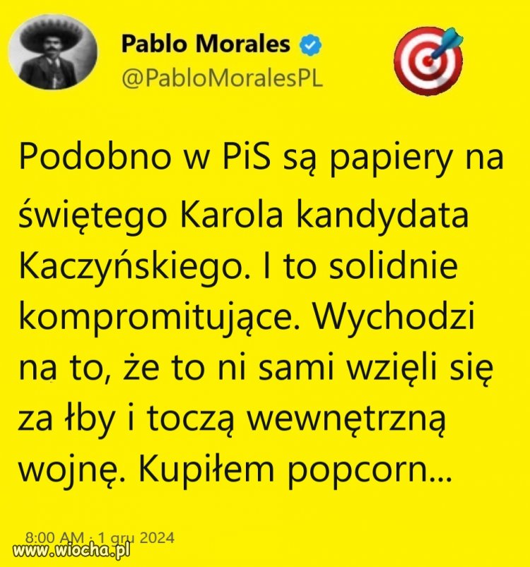 Mając takie papiery i wystawiając go w tym wyścigu to dopiero hit. 