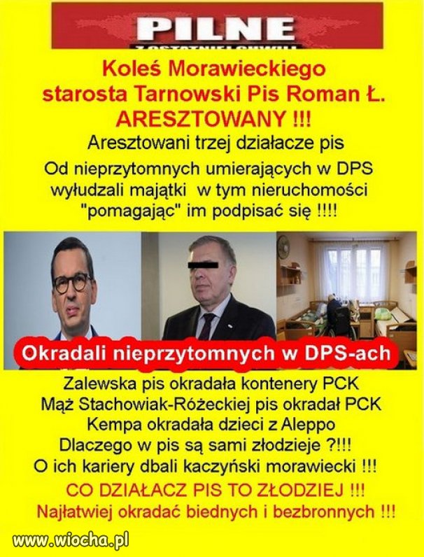 Dewiza PiS: Co większe jak wesz to bierz...