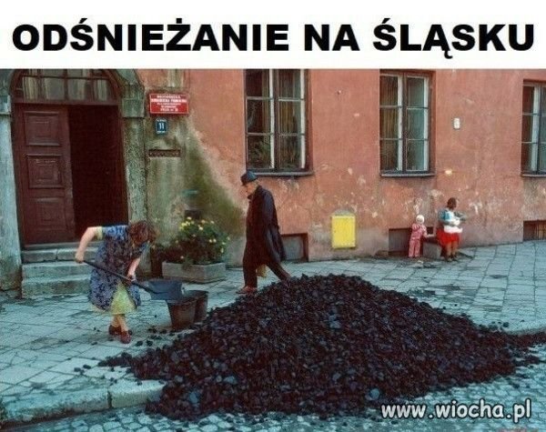 Odśnieżanie w Sosnowcu.