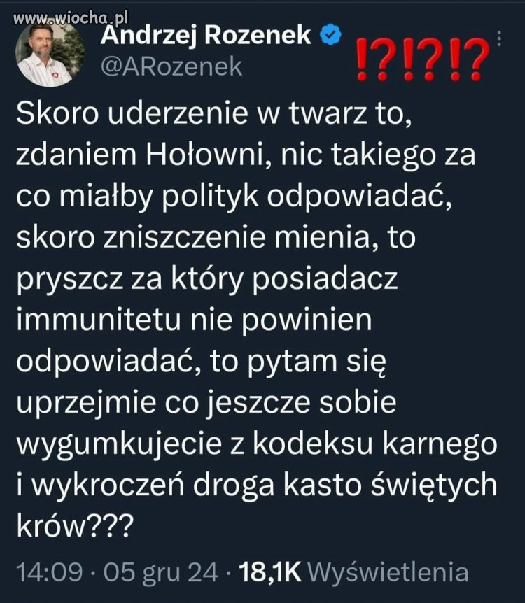 Hołownia wspiera PIS