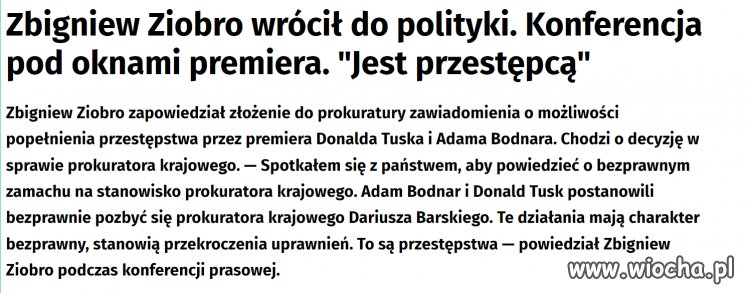 Zamiast  ujadać zza krat