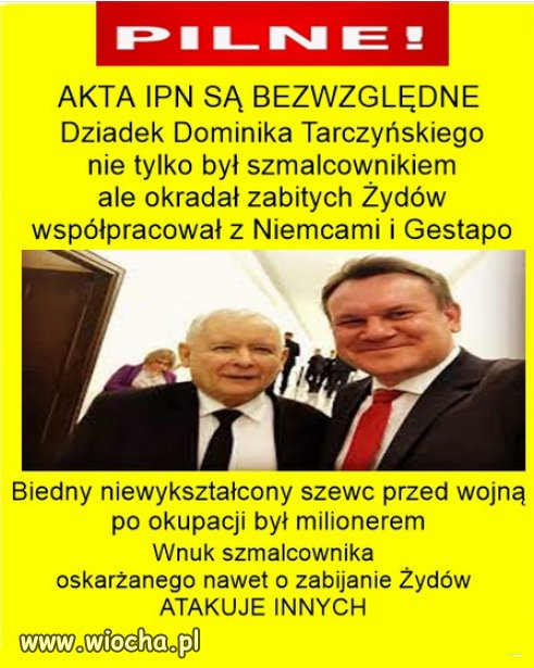 Takimi "krysztalami" otoczyl sie Kaczynski