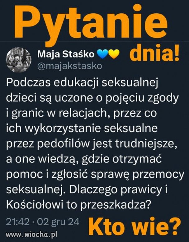 Pytanko na dziś