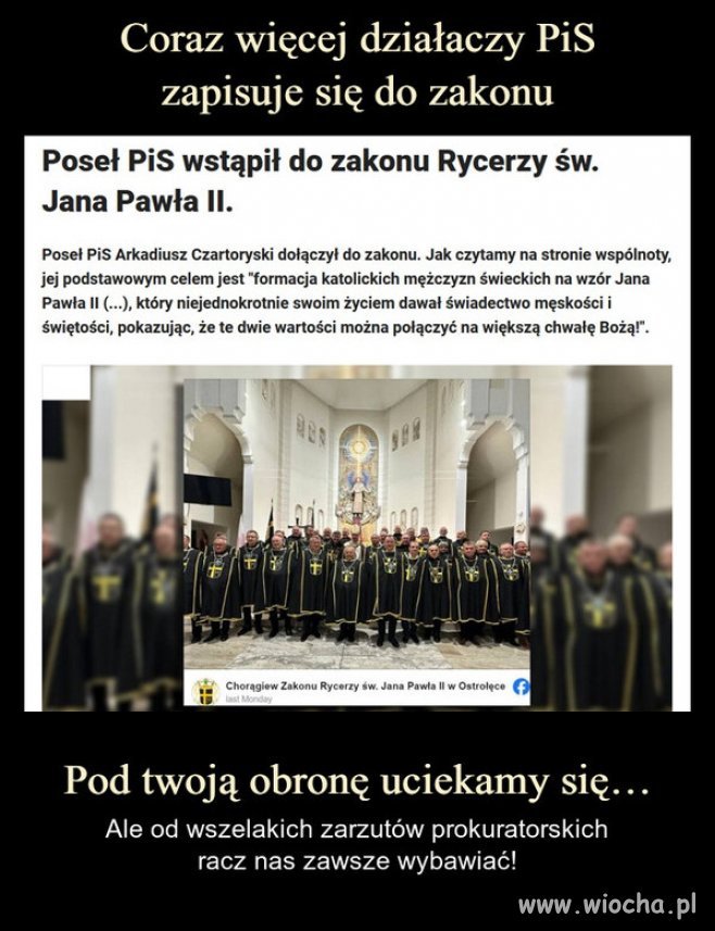 Jak trwoga to do Boga...albo na Białoruś!