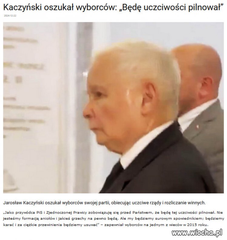 Klamstwa i zlodziejstwo, to byla polityka Kaczynskiego!