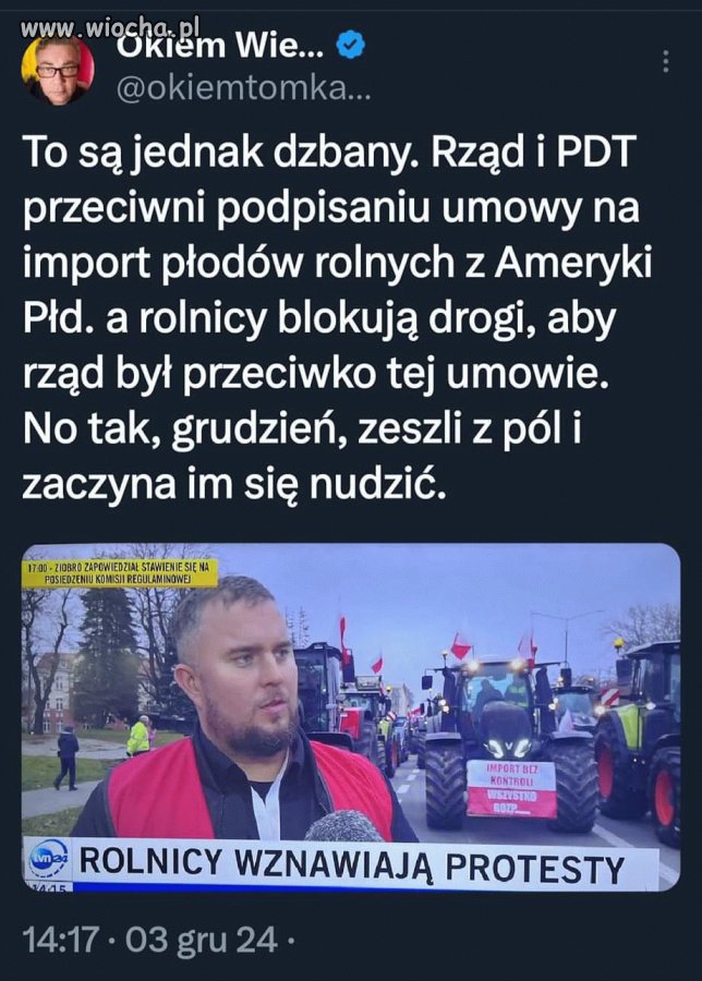 Protestują bo protestują