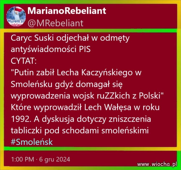 To wygląda na bojkot... logiki 