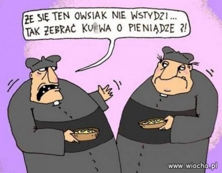 Zaczyna sie sezon żebrania sekty kosciola, po domach!